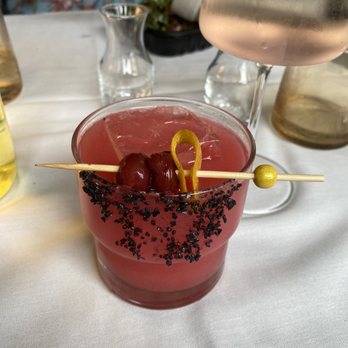 Kiki Rae's - Sour Cherry mezcal margarita - Desserts Near Me - Cave Creek, Arizona Kiki Rae's - Sour Cherry mezcal margarita - Desserts Near Me - Cave Creek, Arizona