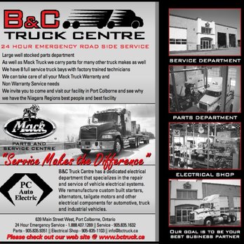 B&C Truck Centre - Auto Repair Near Me - Port Colborne, Ontario B&C Truck Centre - Auto Repair Near Me - Port Colborne, Ontario