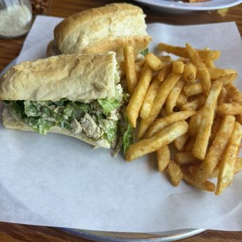 Osborne Pizza Kitchen - Chicken Caesar Sandwich and fries - Pizza Near Me - Los Angeles, California