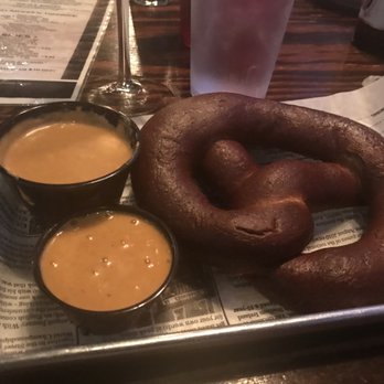 Culhanes Irish Pub & Restaurant - Pretzel with mustard and beer cheese dips. Really good. - Sports Bars Near Me - Atlantic Beach, Florida Culhanes Irish Pub & Restaurant - Pretzel with mustard and beer cheese dips. Really good. - Sports Bars Near Me - Atlantic Beach, Florida