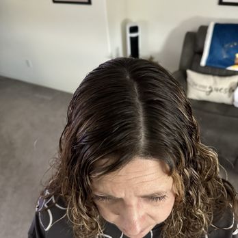 The Colour Parlor - Straight on top. Looks like two months growth. - Hair Salons Near Me - Menifee, California The Colour Parlor - Straight on top. Looks like two months growth. - Hair Salons Near Me - Menifee, California