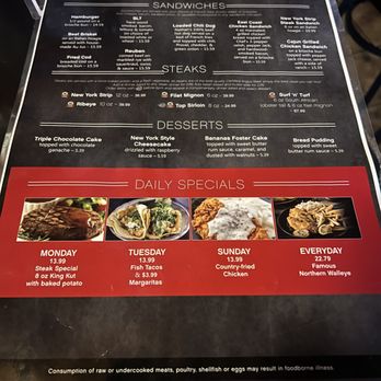 Mad Dog and Cat's Steak, Seafood, and Spirits - Menu - New American Near Me - Weldon Spring, Missouri