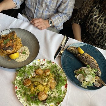Fia Restaurant - Chicken, scallops and Whole Branzino - New American Near Me - Atlanta, Georgia Fia Restaurant - Chicken, scallops and Whole Branzino - New American Near Me - Atlanta, Georgia