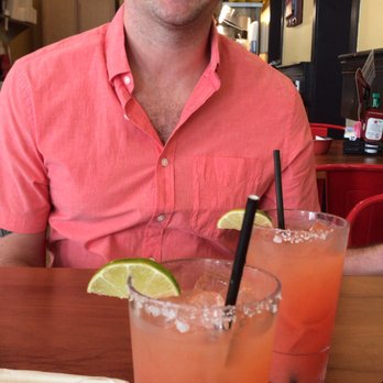 Ruby Slipper Mobile - My handsome husband and our Morning Margaritas. - Breakfast & Brunch Near Me - Mobile, Alabama