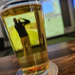 Ice Cold beer while you play on the TruGolf Simulators