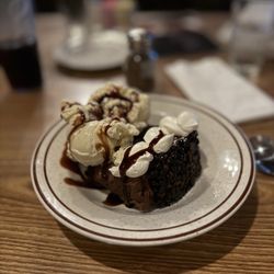 Hickory Ranch Steakhouse - Dessert menu , Chocolate Wipe-out Cake
