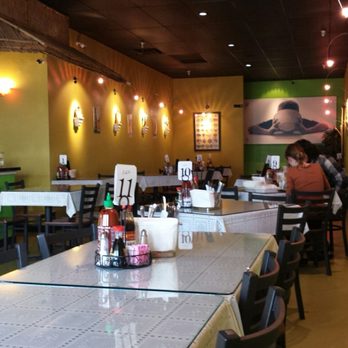 Viet Rice - Subdued lighting in open dining area. - Vietnamese Near Me - Rio Rancho, New Mexico