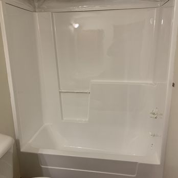 Quality Reglazing - Beautiful finished reglazing from tan to white - Refinishing Services Near Me Quality Reglazing - Beautiful finished reglazing from tan to white - Refinishing Services Near Me