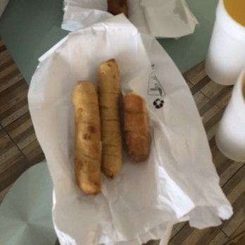 Casa Potin Bakery - a plate of breadsticks and a cup of coffee - Bakeries Near Me - Hialeah, Florida