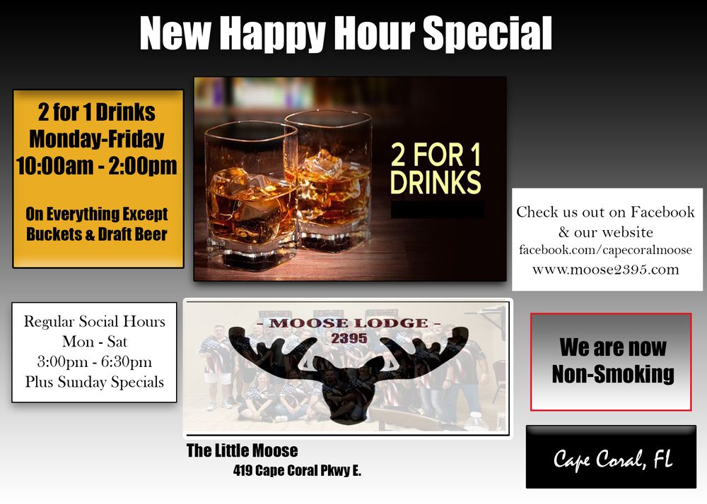 Cape Coral Moose Lodge Calendar 