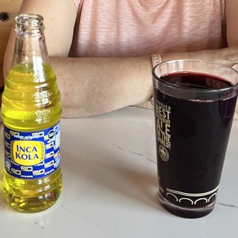 Peruvian Taste - Inca Coca Cola and purple corn drink - Peruvian Near Me - Boston, Massachusetts Peruvian Taste - Inca Coca Cola and purple corn drink - Peruvian Near Me - Boston, Massachusetts