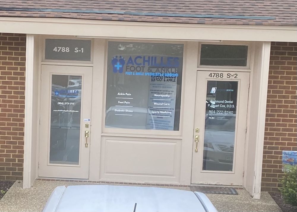 ACHILLES FOOT AND ANKLE Updated October 2024 4788 Finlay St, Richmond, Virginia