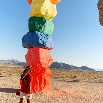 Seven Magic Mountains - Public Art Near Me - Las Vegas, Nevada Seven Magic Mountains - Public Art Near Me - Las Vegas, Nevada