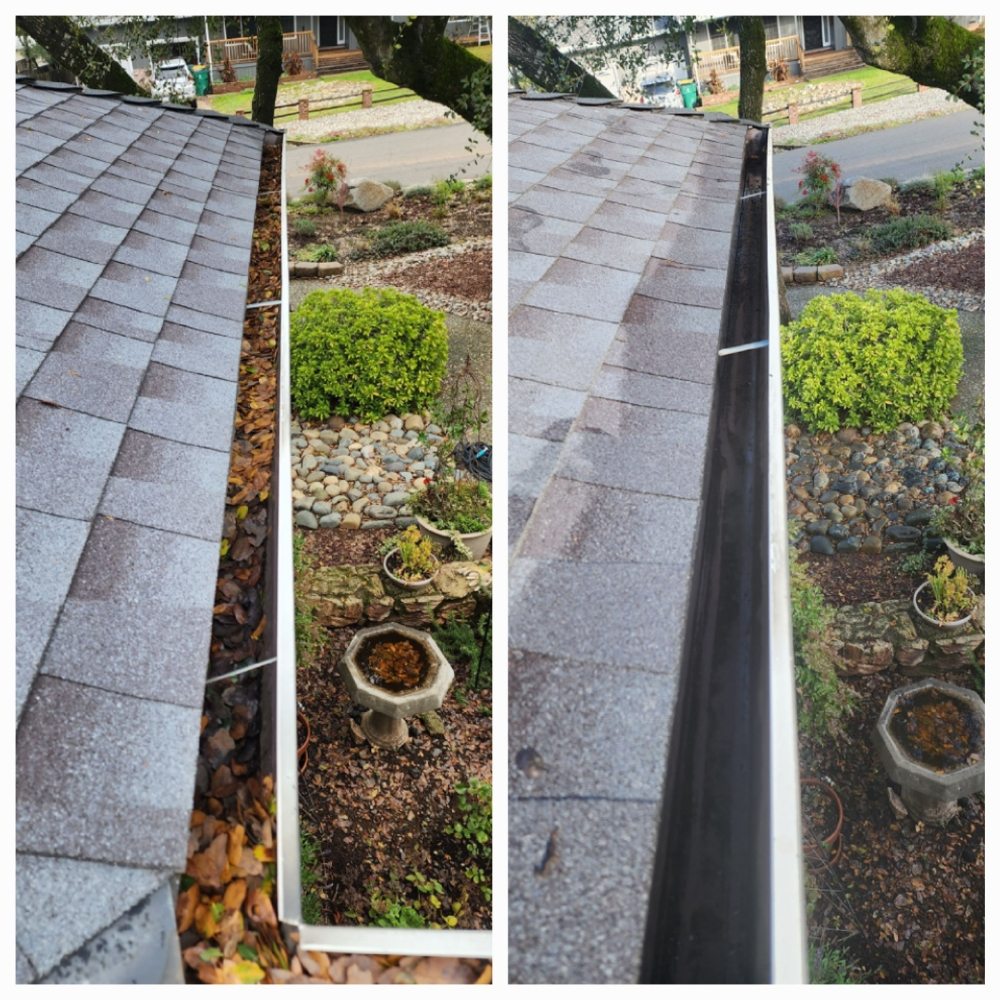 Slide of El Dorado Hills Gutter and Solar Panel Cleaning
