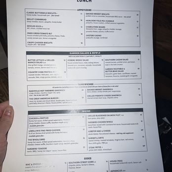Yardbird - Menu - Southern Near Me - Las Vegas, Nevada