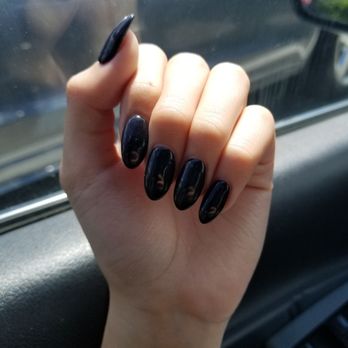 Luxe Nail Spa - Dip acrylic nails in black! - Nail Salons Near Me - Richmond, Virginia Luxe Nail Spa - Dip acrylic nails in black! - Nail Salons Near Me - Richmond, Virginia