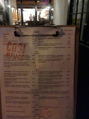 Menu photo 7 Cosi Mi Piace Buenos Aires, C Menu photo 7 Cosi Mi Piace Buenos Aires, C