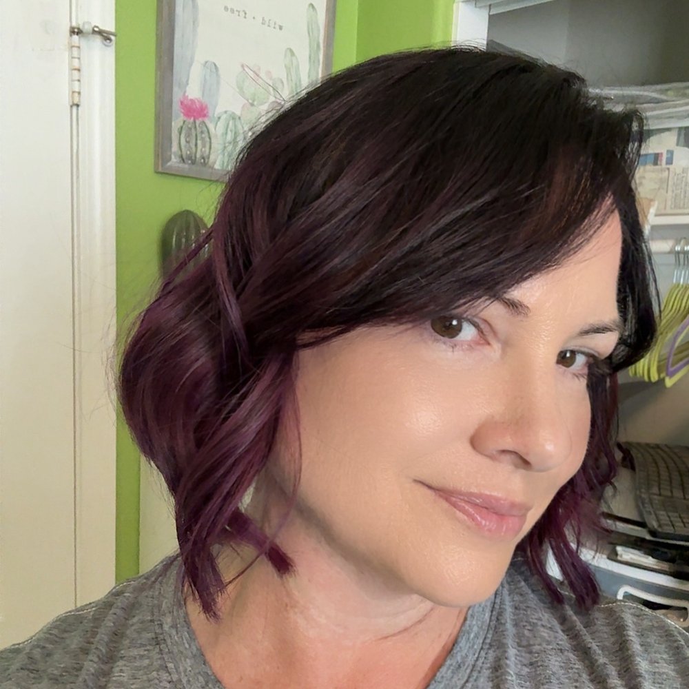 Kat Marie Artistry - Dark purple with lighter ends - Hair Stylists Near Me - Temecula, California Kat Marie Artistry - Dark purple with lighter ends - Hair Stylists Near Me - Temecula, California