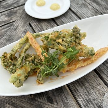 Roy's at Pebble Beach - Tempura vegetables- tasted great but just know it has dairy people - Asian Fusion Near Me - Pebble Beach, California Roy's at Pebble Beach - Tempura vegetables- tasted great but just know it has dairy people - Asian Fusion Near Me - Pebble Beach, California