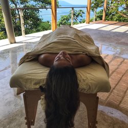 Renewal Tide Massage & Yoga - A happy massage client on retreat in Puerto Vallarta, Mexico.