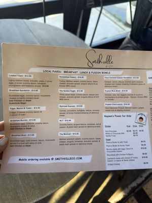 Menu photo 5 Smithville Loomis, CA