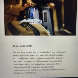 They cancelled our flight and rebooked us on three flights that were literally impossible to make the connections.