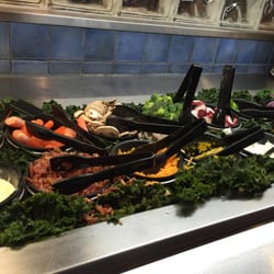 Pizza Hut - Salad bar is small but clean and everything is crisp and fresh