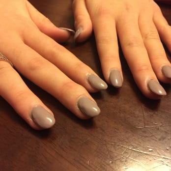 Angel Nails - Acrylic nails weren't blended with my real nails. Polish is heavy and lumpy. I requested stilettos; these are not stilettos. - Nail Salons Near Me - Hilo, Hawaii