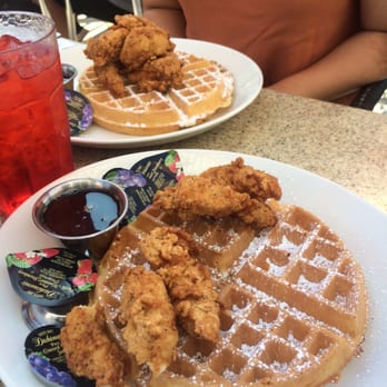 Black Walnut - Chicken and waffles! - New American Near Me - Houston, Texas Black Walnut - Chicken and waffles! - New American Near Me - Houston, Texas