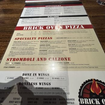 Brick Oven Pizzeria - menu - Pizza Near Me - Clemmons, North Carolina Brick Oven Pizzeria - menu - Pizza Near Me - Clemmons, North Carolina