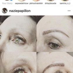 Papillon Permanent Makeup - Before and after. I had lots of imperfections which she was able to work around. Couldn't be happier.