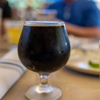 Monkeypod Kitchen - Liquid Breadfruit Imperial Pastry Stout 10.9%ABV 25IBU - Dogfish Head & Maui Brewing Co. collab ($10/$8HH) - New American Near Me - Lahaina, Hawaii
