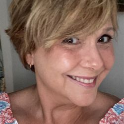 The Red Room Salon - My color to blend in my gray and textured cut
