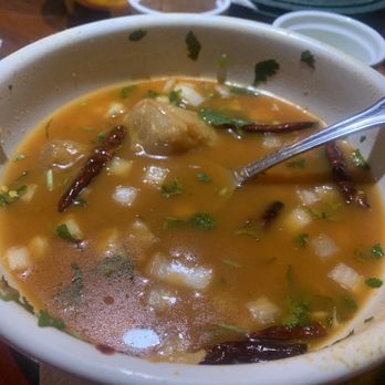 Breakfast House Los Tejabanes - Menudo with hominy. - Mexican Near Me - Menifee, California Breakfast House Los Tejabanes - Menudo with hominy. - Mexican Near Me - Menifee, California