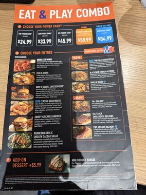 Menu photo 2 Dave & Buster's Ala Moana Honolulu, HI