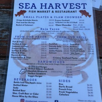 Sea Harvest - Seafood Near Me - Monterey, California Sea Harvest - Seafood Near Me - Monterey, California