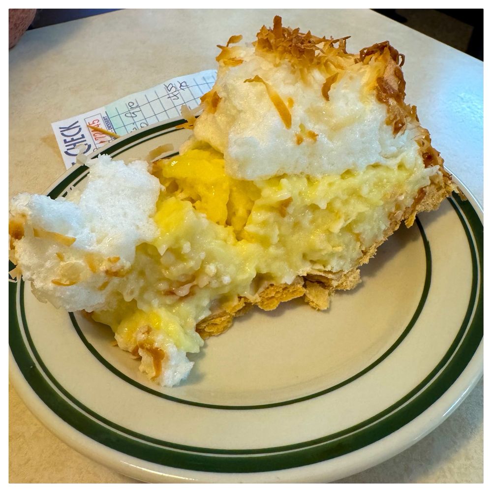 Bud's Restaurant - Coconut Cream Pie - Diners Near Me - Defiance, Ohio
