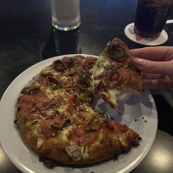 500F Pizza x Taphouse - Personal Build Your Own Pizza Pesto base with pepperoni, red onion and jalapeño - Pizza Near Me - Sacramento, California 500F Pizza x Taphouse - Personal Build Your Own Pizza Pesto base with pepperoni, red onion and jalapeño - Pizza Near Me - Sacramento, California