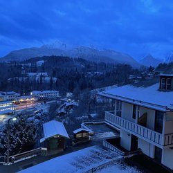 Hotel Vier Jahreszeiten - Blick aus unserem Zimmer