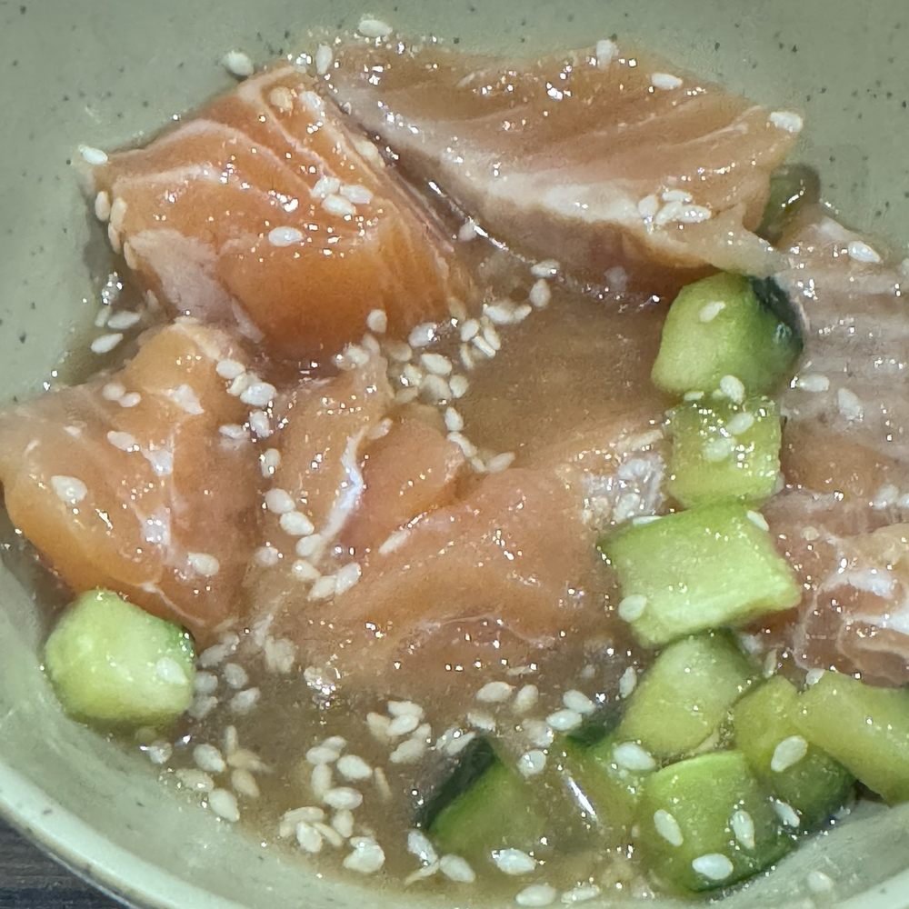 Raw and definitely not good Salmon Raw and definitely not good Salmon