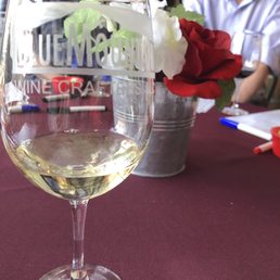 Wine tasting on a Saturday afternoon
