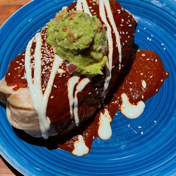 Comida - Burrito Grande with mole - Mexican Near Me - Evanston, Illinois