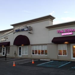 Knitting B - Our new sign goes up!