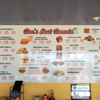Dee's Best Donuts - Menu - Donuts Near Me - Alvin, Texas Dee's Best Donuts - Menu - Donuts Near Me - Alvin, Texas