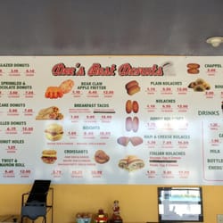 Dee's Best Donuts - Menu