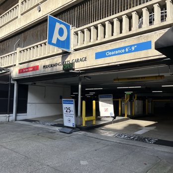 Performing Arts Garage - Entrance - Parking Near Me - San Francisco, California