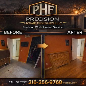 Precision Home Finishes - Carpet take up and disposal. Engineered Hardwood flooring installation - Flooring Near Me - North Ridgeville, Ohio Precision Home Finishes - Carpet take up and disposal. Engineered Hardwood flooring installation - Flooring Near Me - North Ridgeville, Ohio