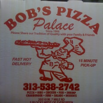 Bob's Pizza Palace - Pizza box! - Pizza Near Me - Detroit, Michigan Bob's Pizza Palace - Pizza box! - Pizza Near Me - Detroit, Michigan