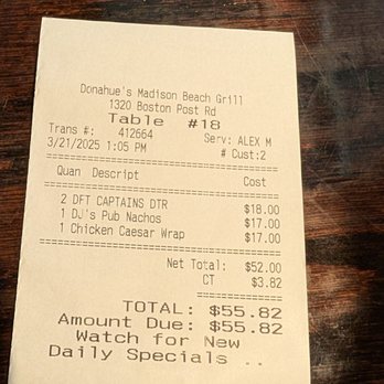 Donahue's Madison Beach Grille - American Near Me - Madison, Connecticut