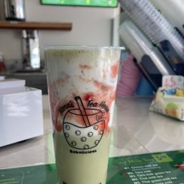 Strawberry Matcha Latte Special